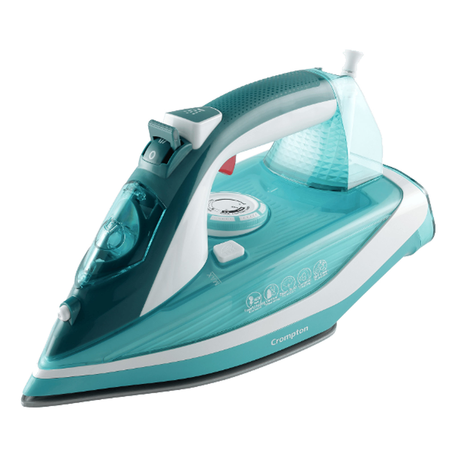 Crompton FabriSmart 1600 Watts 200ml Steam Iron (Anti Drip Technology, Purple)