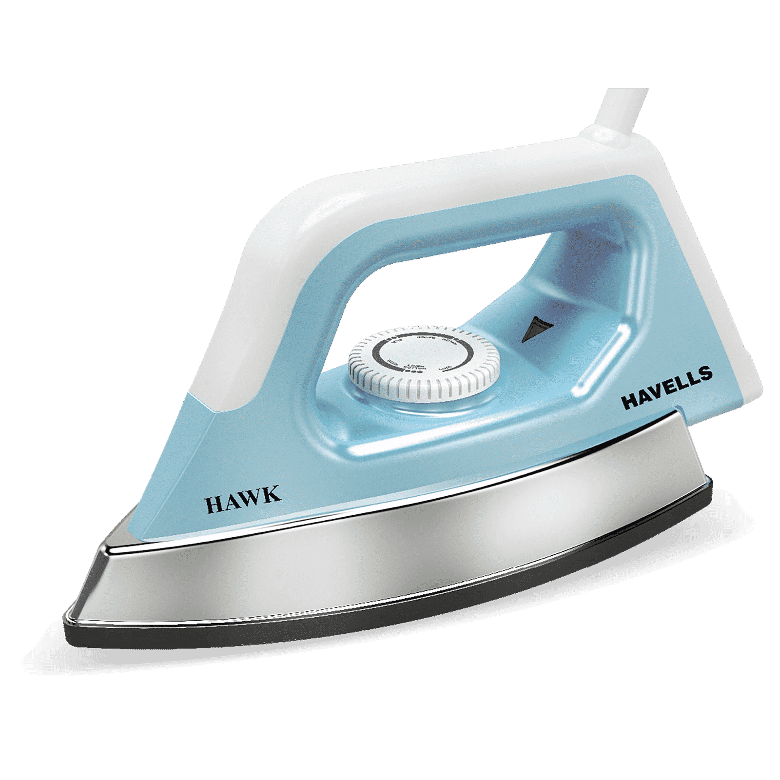 HAVELLS Hawk 1100 Watts Dry Iron (Thermal Fuse, Blue & White)