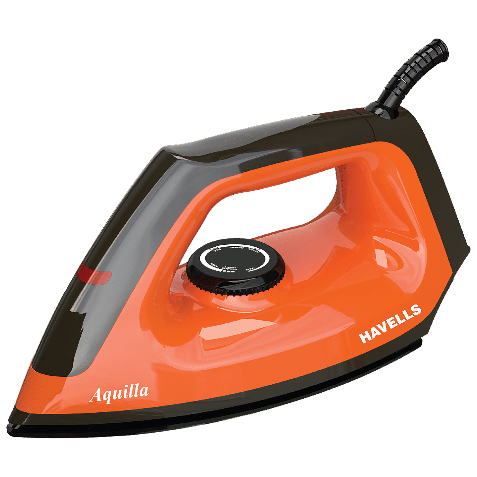 HAVELLS Aquilla 1000 Watts Dry Iron (Shock Proof Body, Amber)