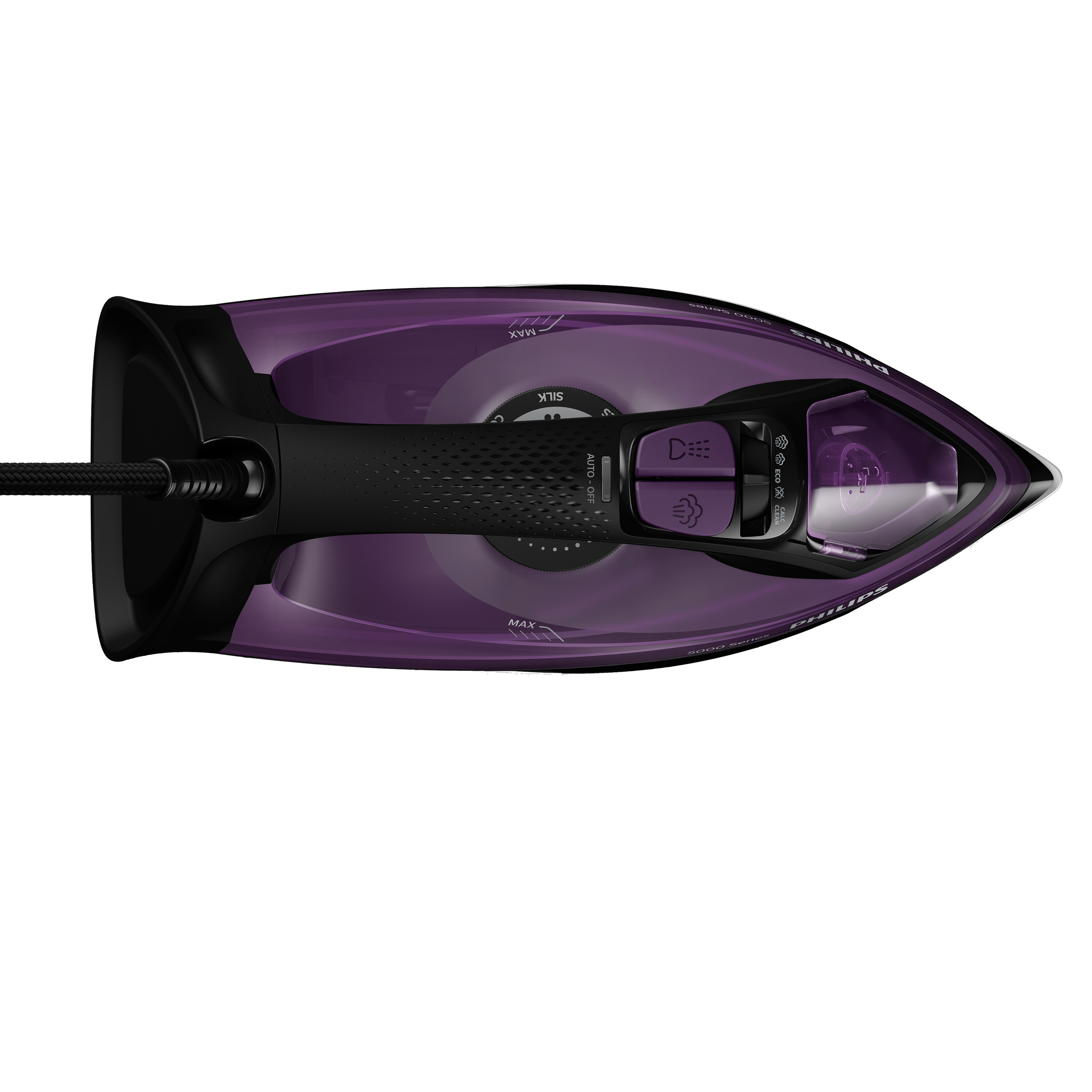 Ferro Da Stiro Philips 5000 Series | 2400W, Vapore 45g/min, Colpo 180g - Nero/Viola - Foto 13