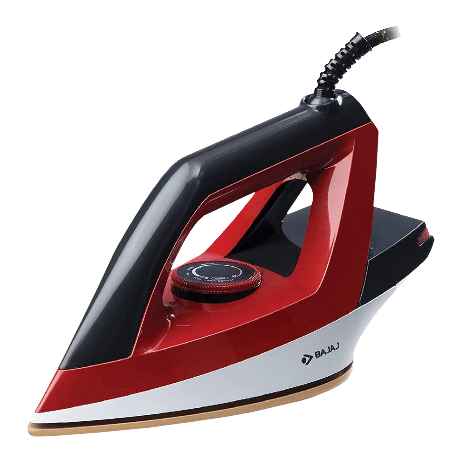 BAJAJ Splendora 1100 Watts Dry Iron (Swivel Cord, 440314, Red/Black)