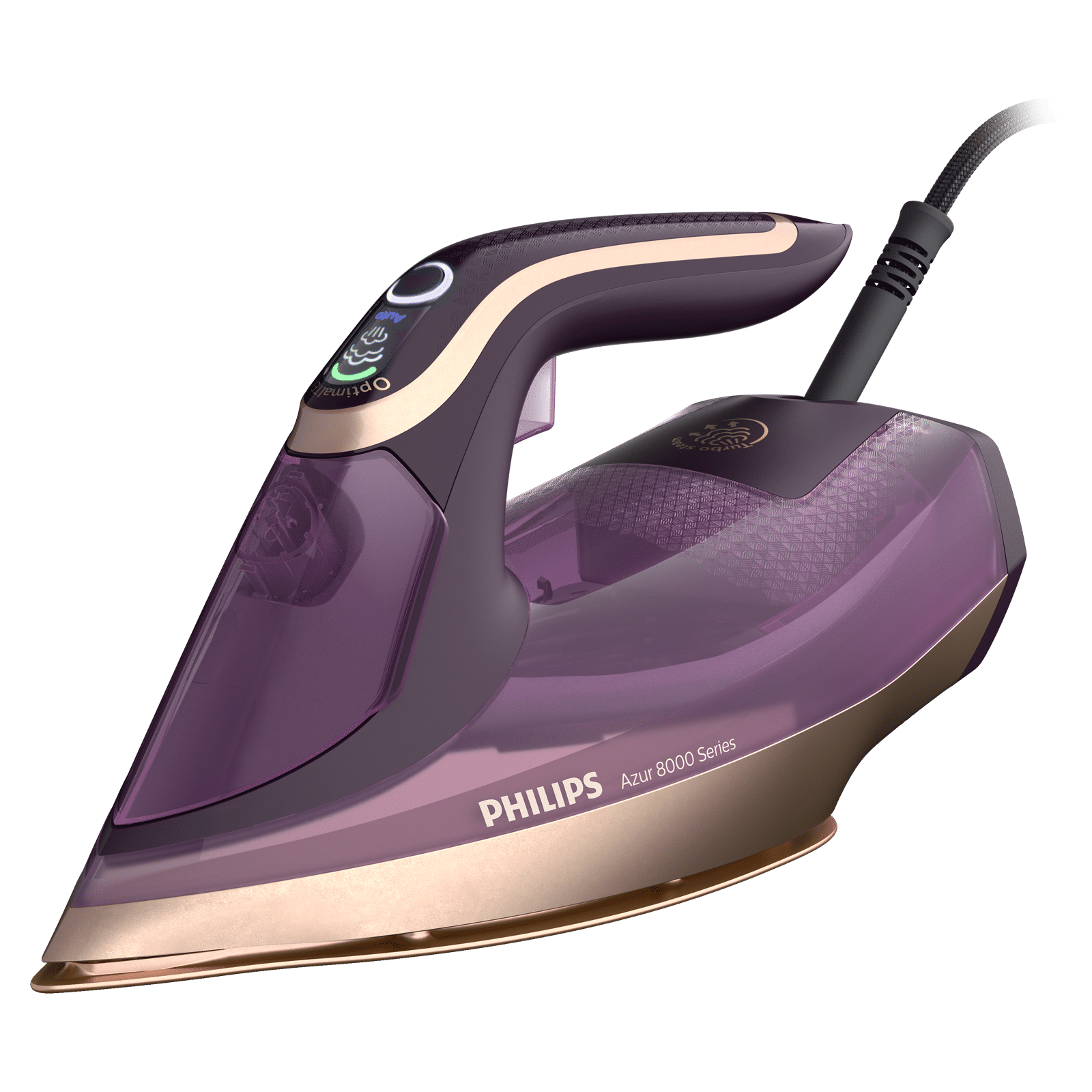 PHILIPS DST8040/30 3000 Watts 350ml Steam Iron (Vertical Steam Function, Purple)