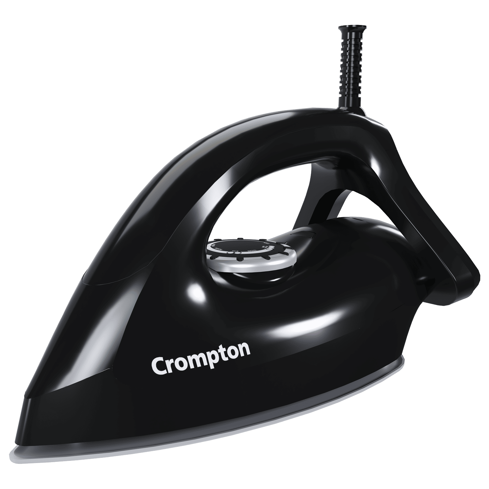 Crompton Desire Plus 1100 Watts Dry Iron (6 Fabric Settings, Black)