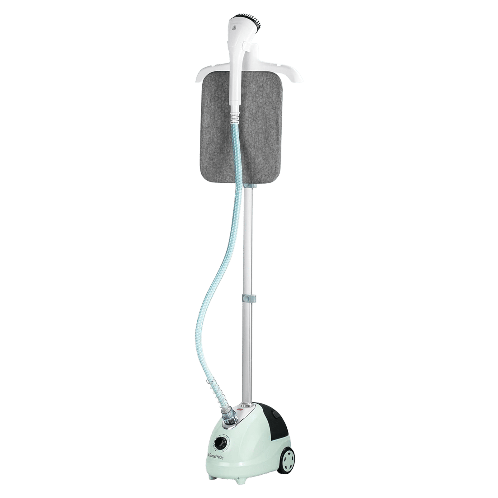 Russell Hobbs RGS2000SP 2000 Watts Standing Garment Steamer (180ml Water Tank, 9 Modes, White)