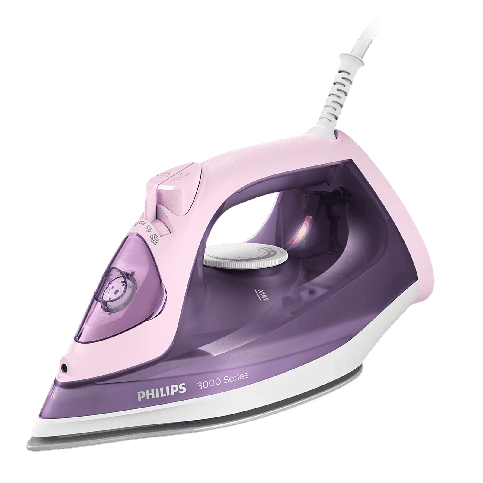PHILIPS Speed Pro 2200 Watts 300ml Steam Iron (Built-in Calc-Clean, Purple)