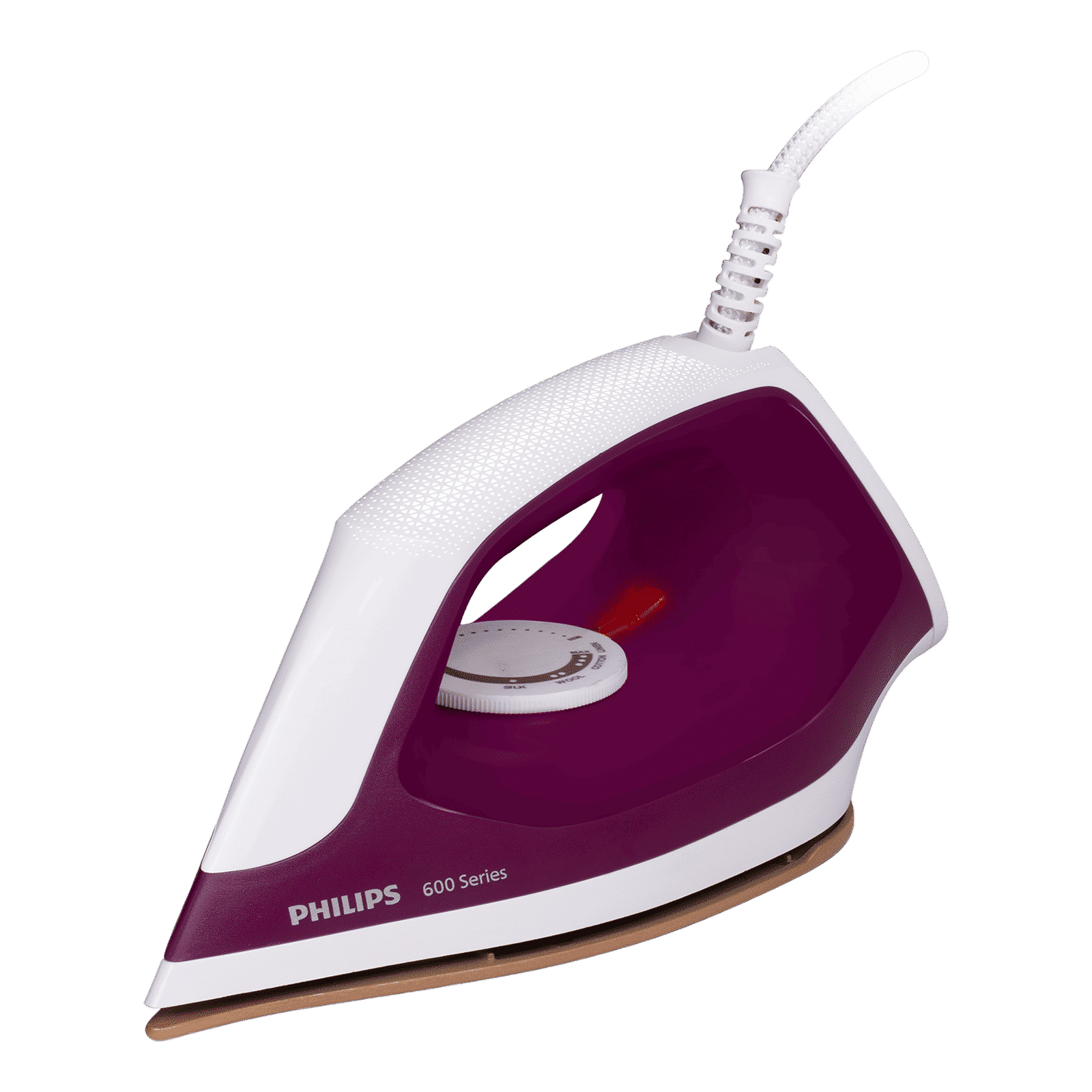 PHILIPS DST0610/30 1000 Watts Dry Iron (Temperature Control, Deep Purple)