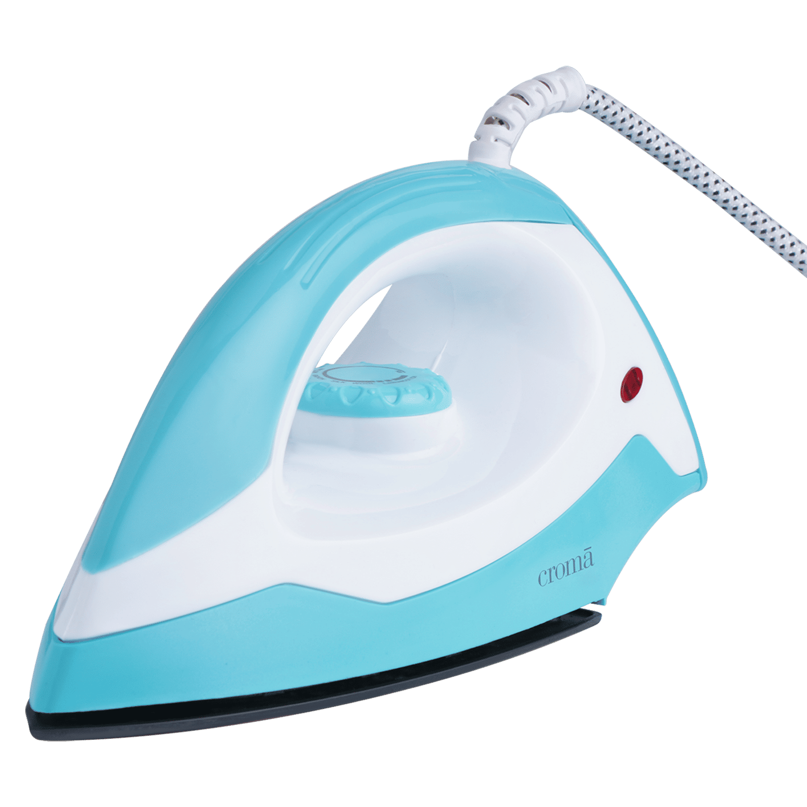 Croma AV4415 1000 Watts Dry Iron (Non-Stick Coated Soleplate, Blue)