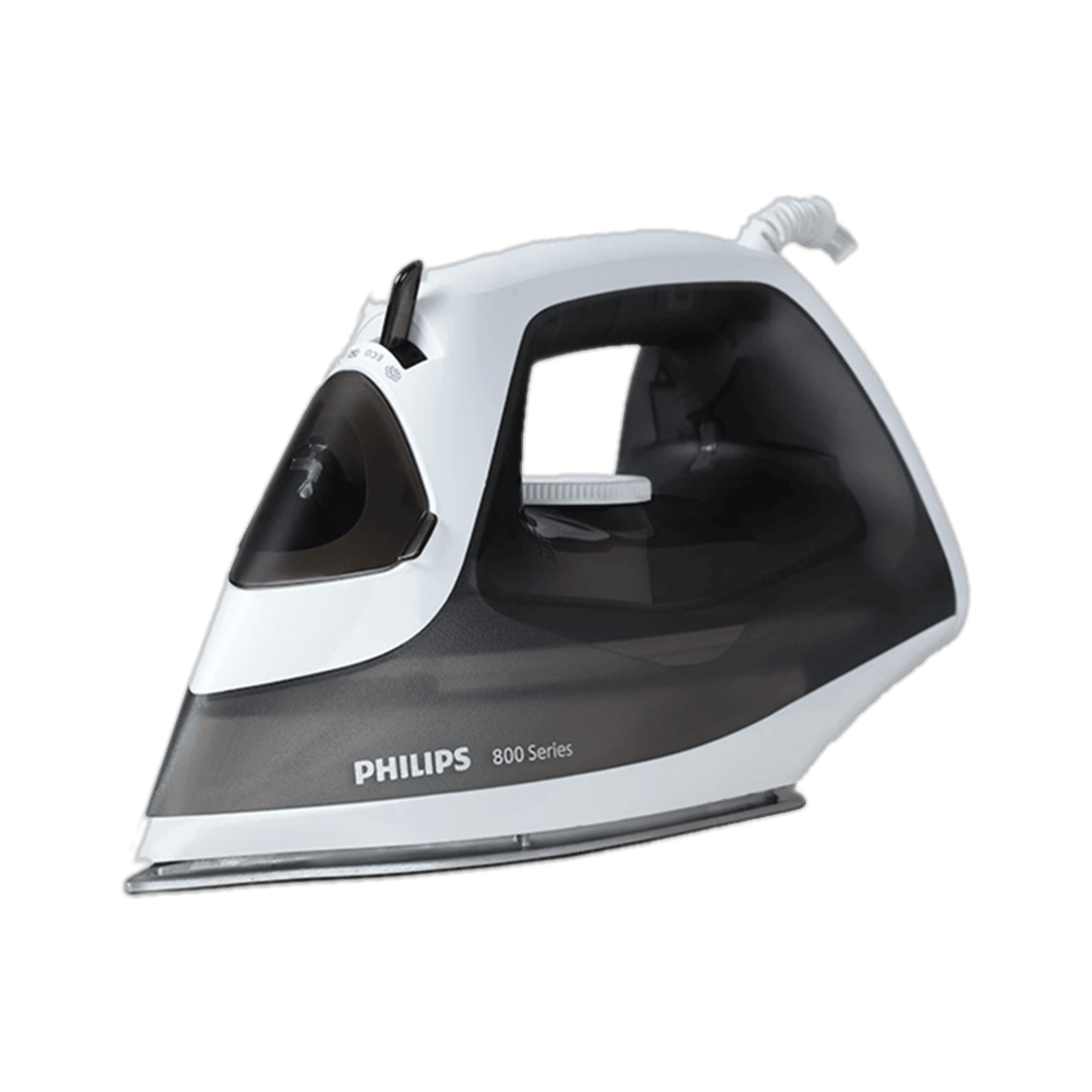 PHILIPS 800 Series 1250 Watts 170ml Steam Iron (Quick Calc Clean, Black)