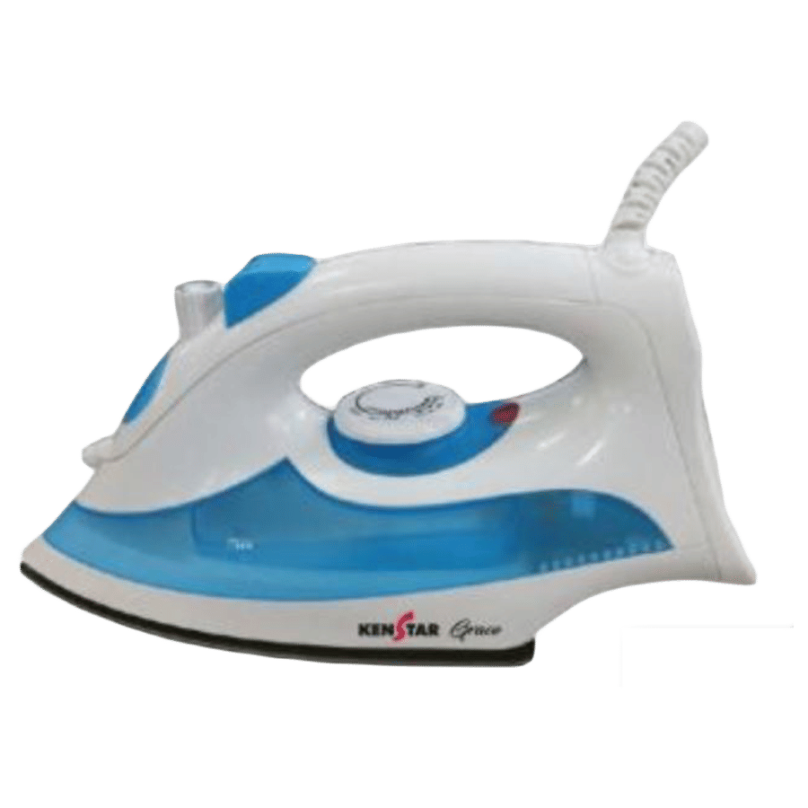 KENSTAR Grace 1200 Watts Steam Iron (Water Spray, Blue)