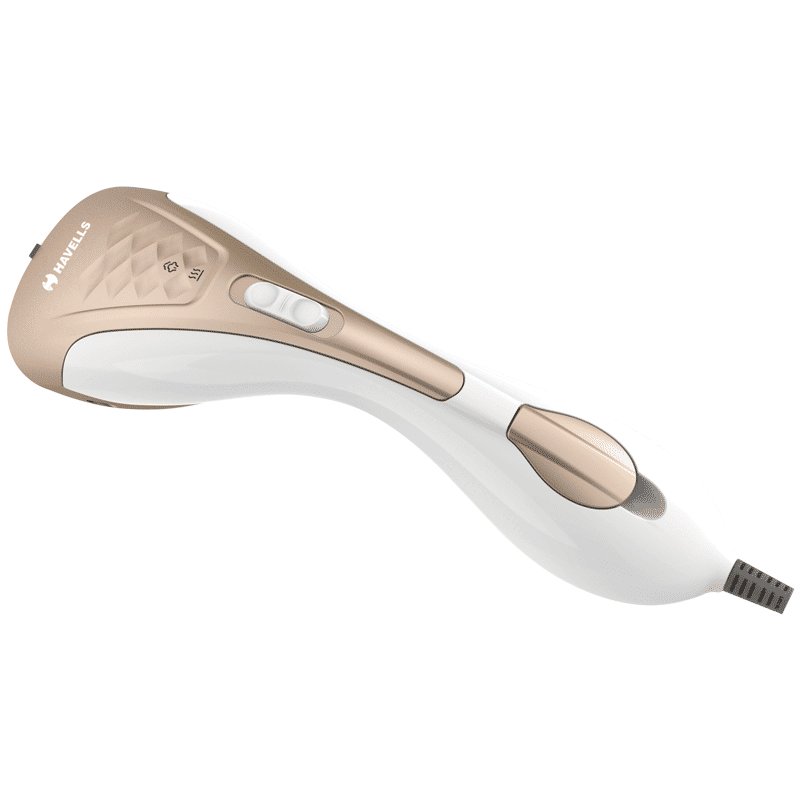 HAVELLS Elegance 1200 Watts Handheld Garment Steamer (150ml Water Tank, 2 Mode, Gold)
