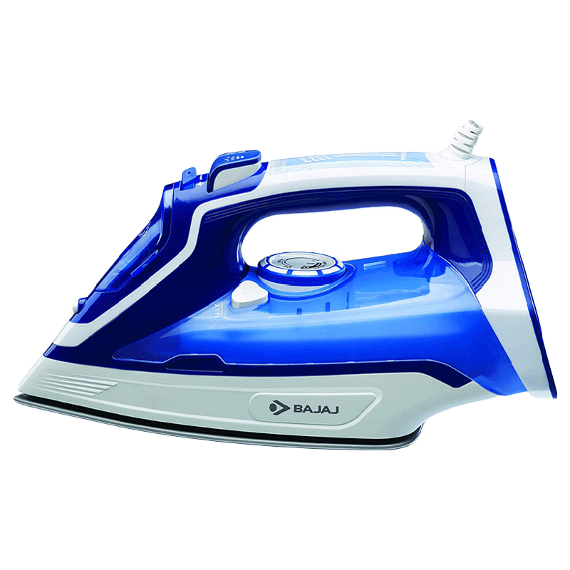 BAJAJ MX40C 2000 Watts 210ml Steam Iron (Variable Steam Output, Blue)