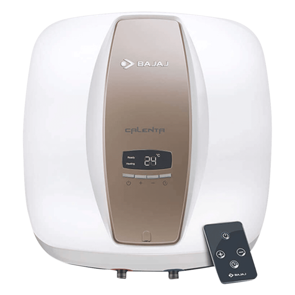 BAJAJ Calenta Digi 15 Litre 5 Star Vertical Storage Geyser with Titanium Armour Technology (White)