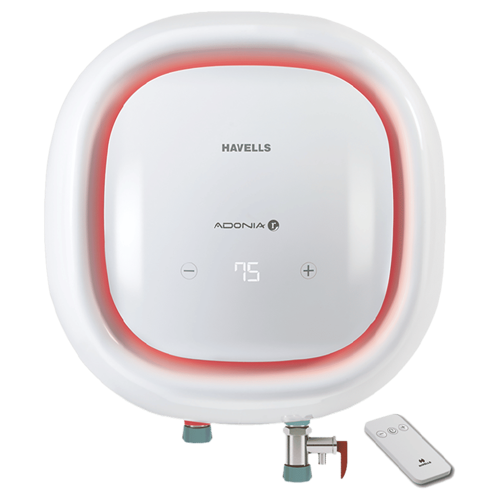 HAVELLS Adonia R 15 Litre 5 Star Vertical Storage Geyser with Whirl Flow Technology (White)