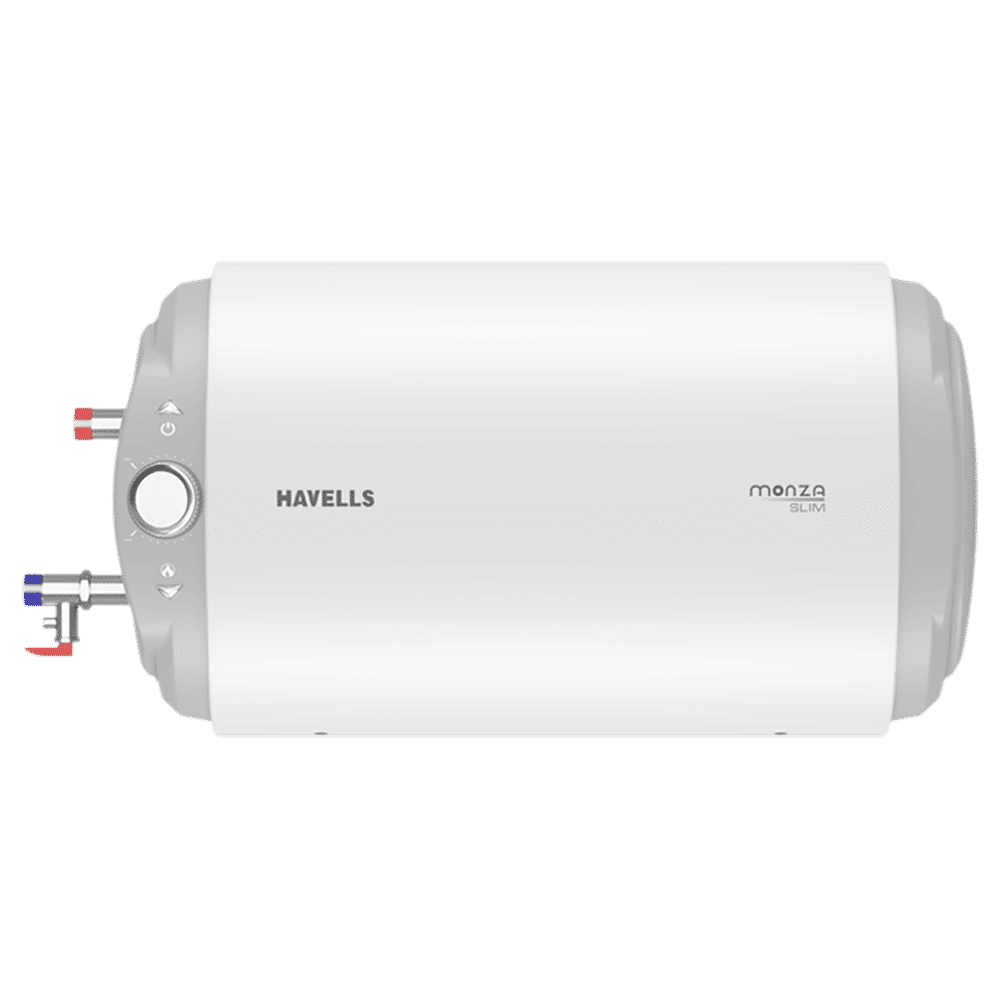HAVELLS Monza Slim 15 Litres Star Horizontal Storage Water Geyser with  Hidden LED Display (White)