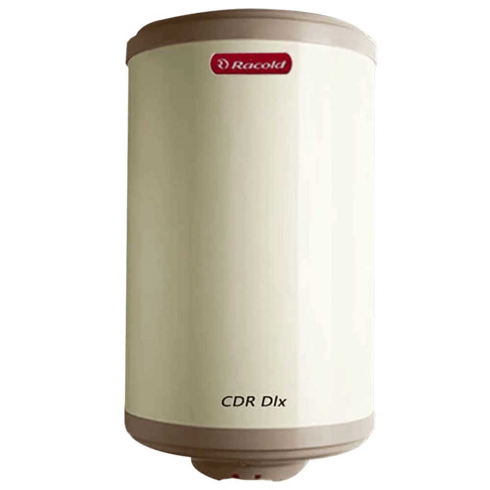 Racold CDR DLX 10 Litre 5 Star Vertical Storage Geyser with Titanium Plus Technology (Ivory) deal from croma Racold CDR DLX 10 Litre 5 Star Vertical Storage Geyser with Titanium Plus Technology (Ivory) deal from croma