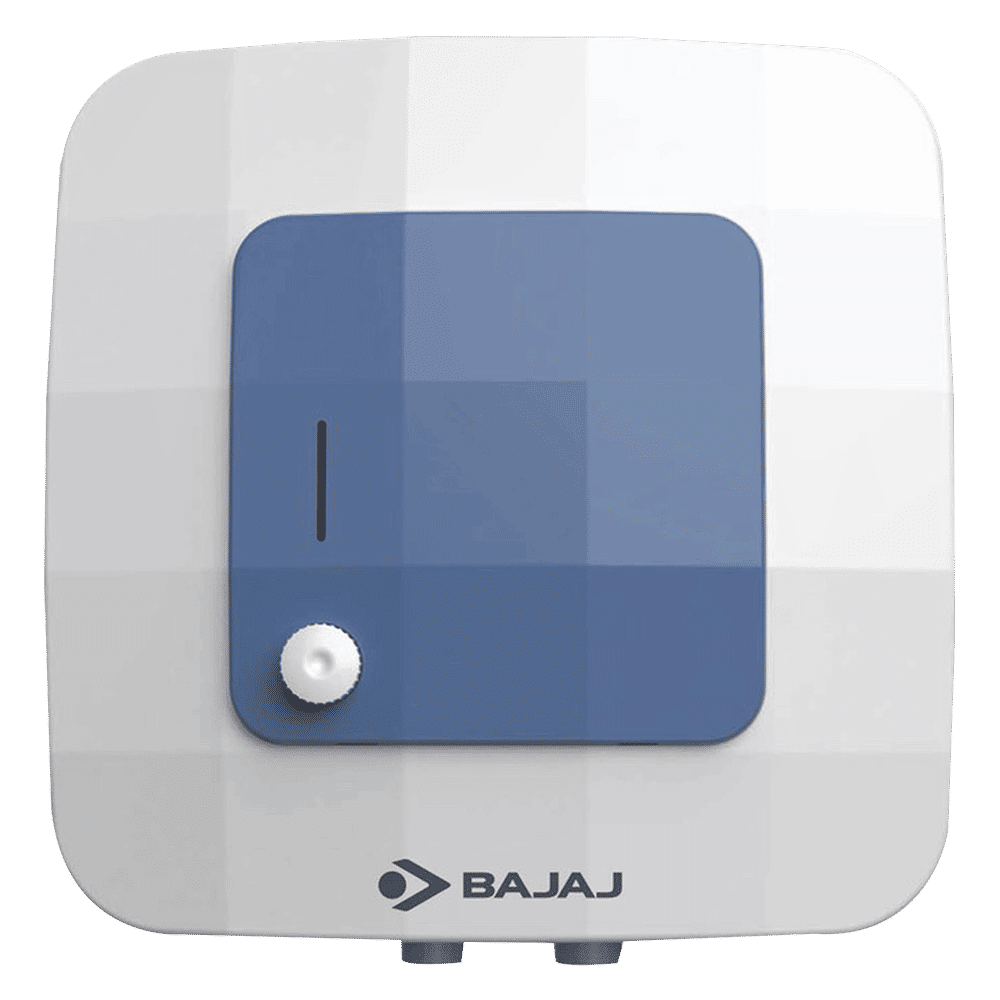 BAJAJ Compagno 10 Litre 5 Star Vertical Storage Geyser with Swirl Flow Technology (White & Blue)