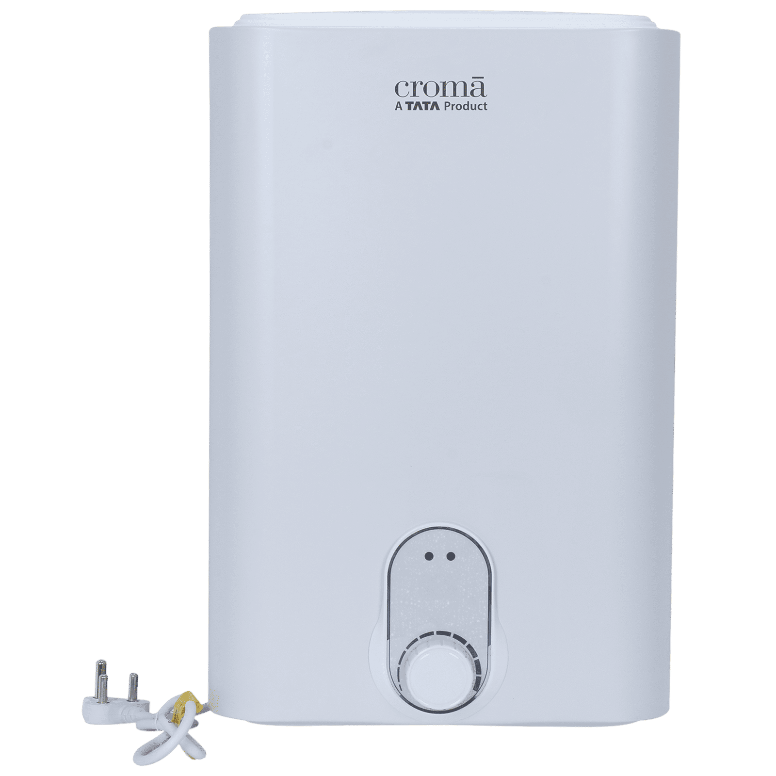 Croma 15 Litres 5 Star Vertical Storage Water Geyser with Copper Heating Element (White)