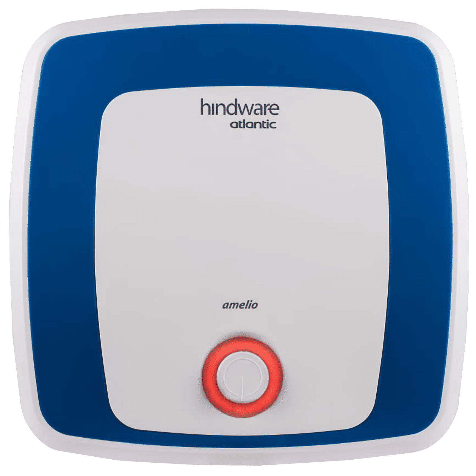 hindware Atlantic Amelio 15 Litres 5 Star Vertical Storage Water Geyser with Copper Heating Element (White Blue)