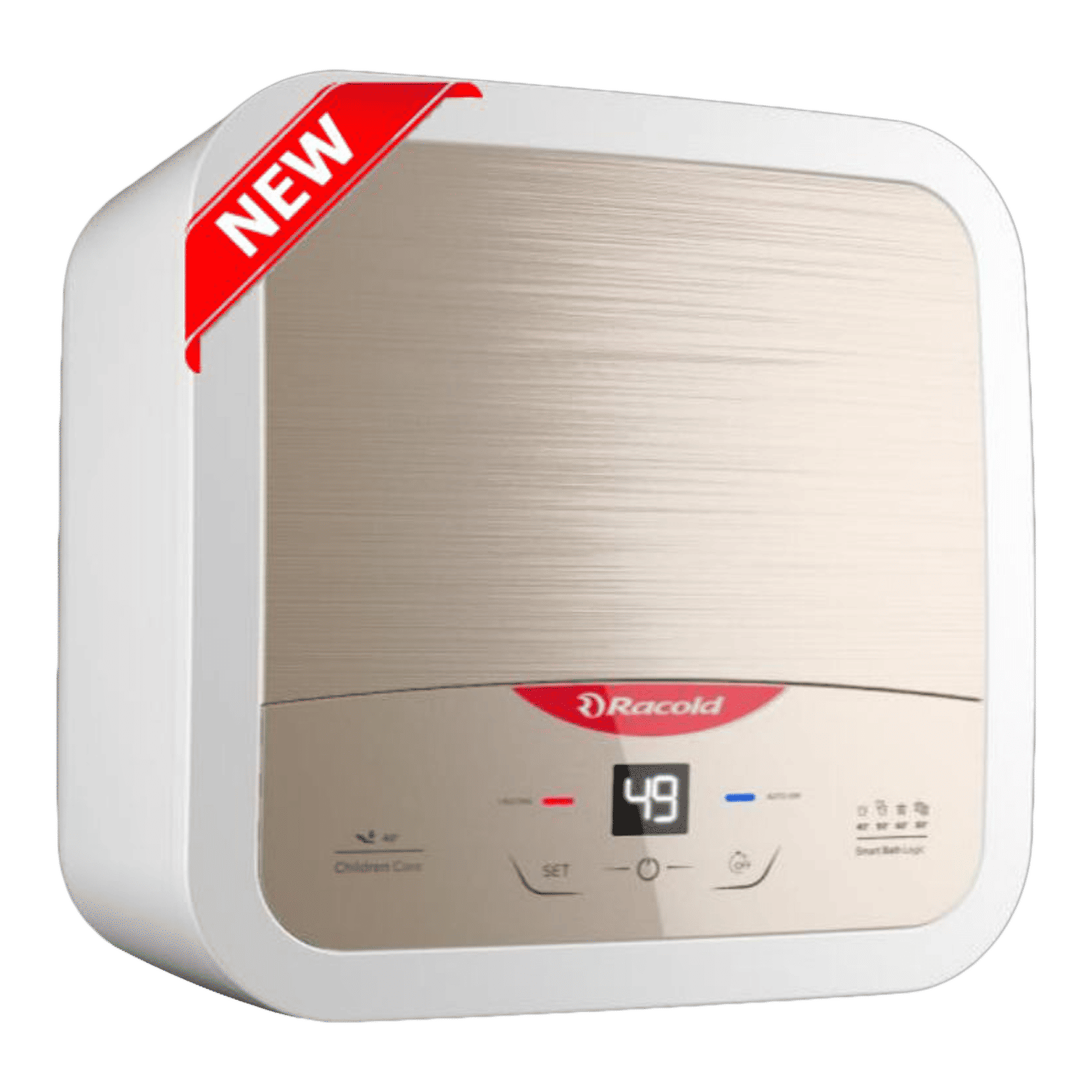 Racold Omnis DG 15 Litre 5 Star Vertical Storage Geyser with Silver lon Technology (Sandstorm Gold)