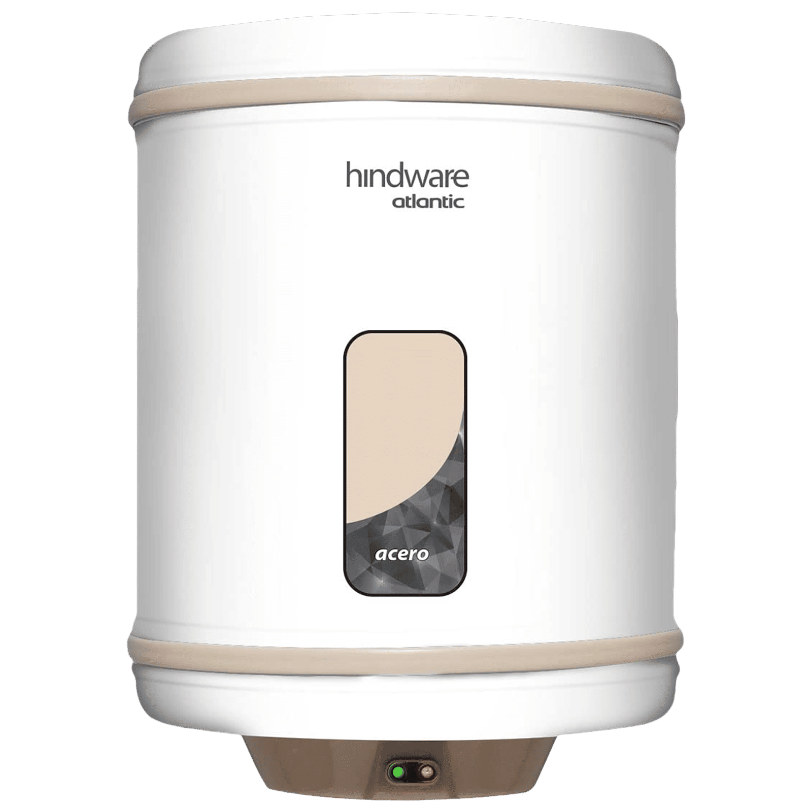 hindware Acero 15 Litres 4 Star Vertical Storage Water Geyser with Copper Heating Element (White and Grey)