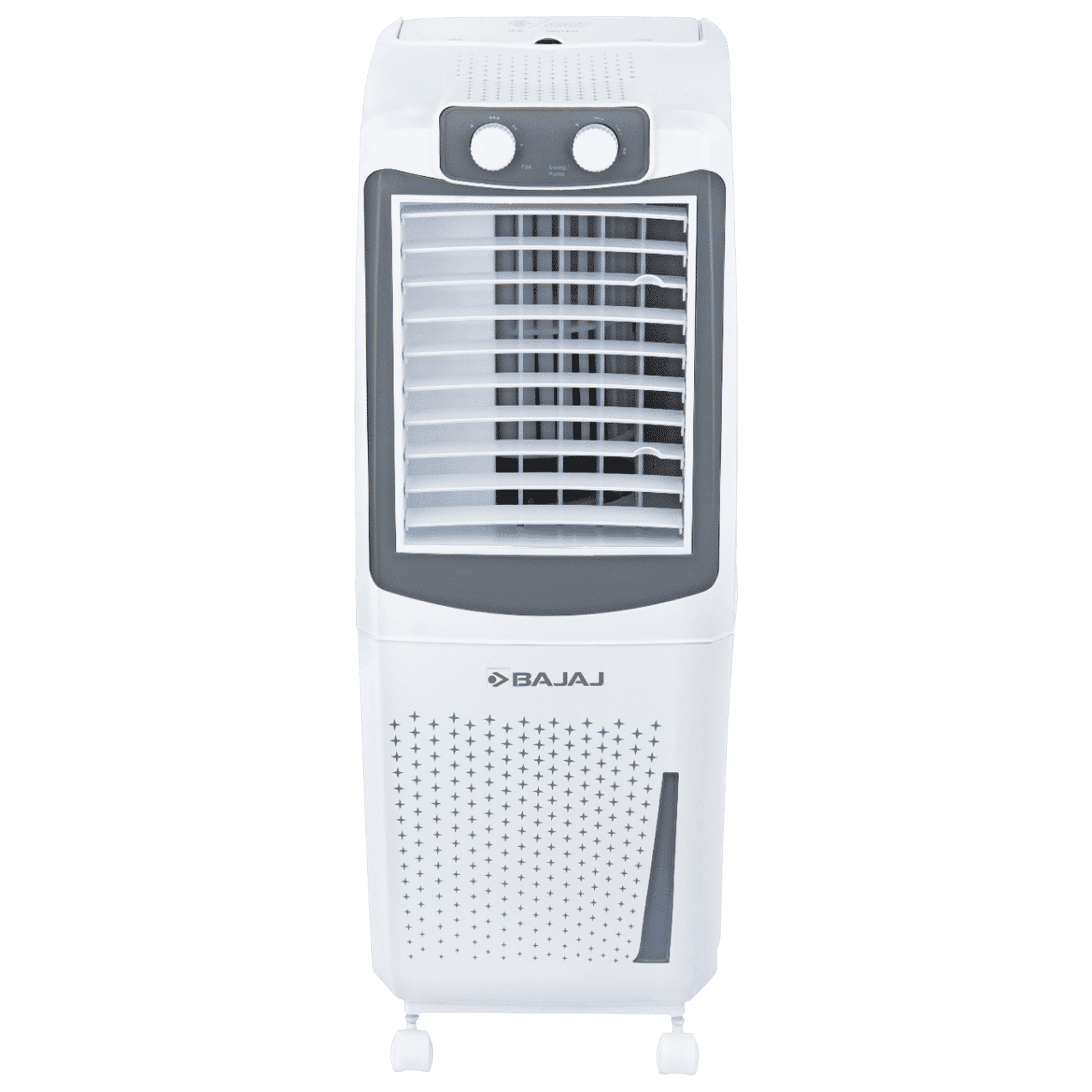 BAJAJ PMH18 DLX 18 Litres Tower Air Cooler with 3 Speed Selection (Anti Bacterial Hexacool Master, White)