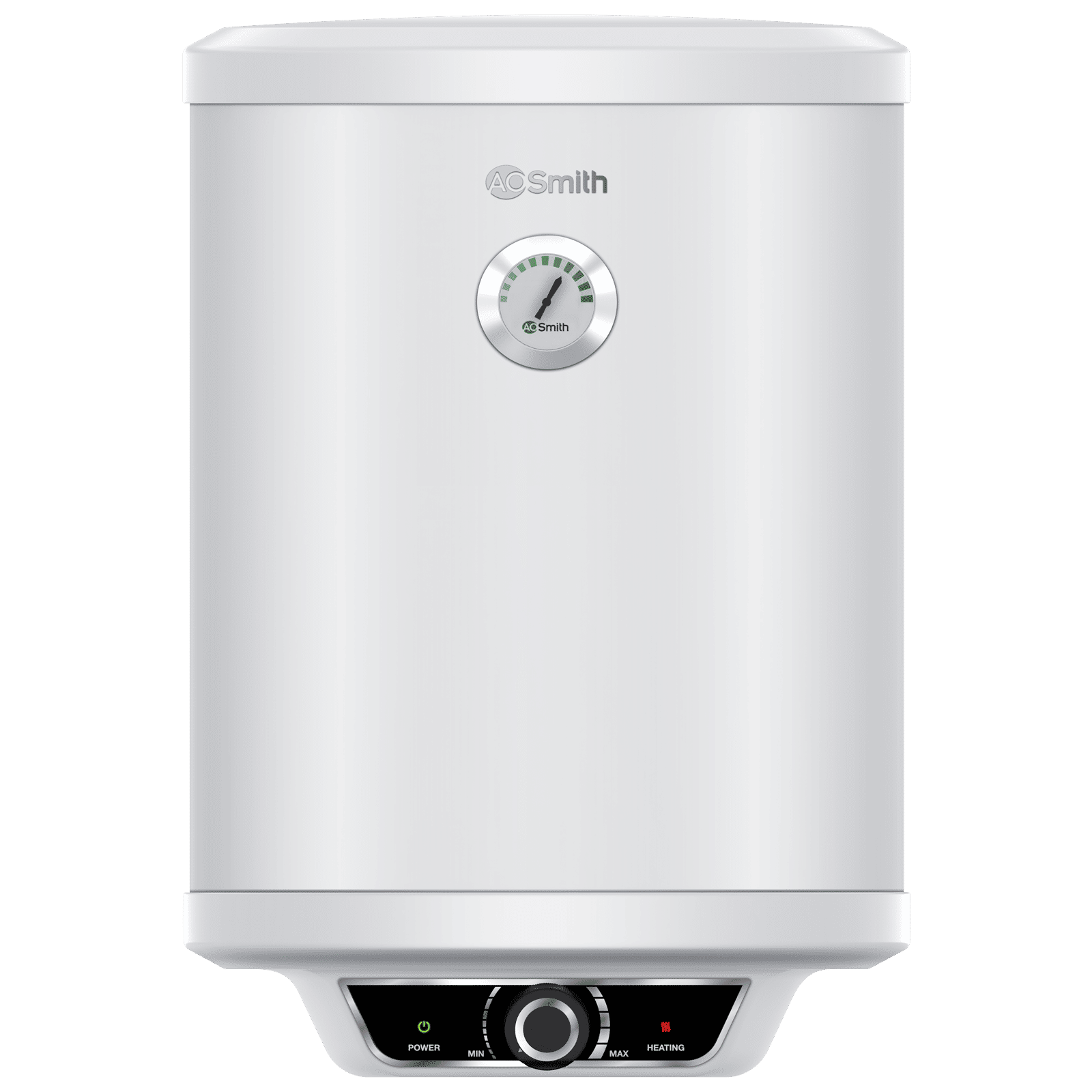 AO Smith Elegance Prime 15 Litre 5 Star Vertical Storage Geyser with Innovative RRID Technology (White Silver)