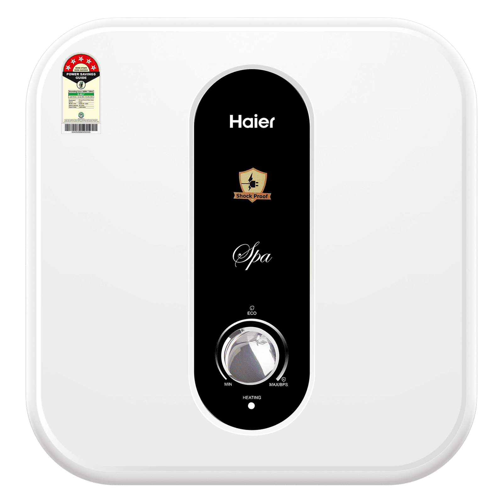 Haier SPA 25 Litre 5 Star Vertical Storage Geyser with RSC Technology (White)