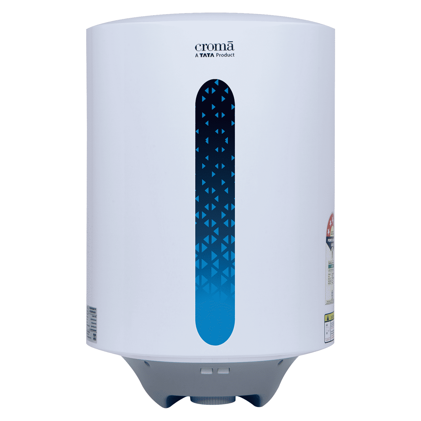 Croma AV5117 25 Litres 5 Star Vertical Storage Geyser with Temperature Control Knob (White)