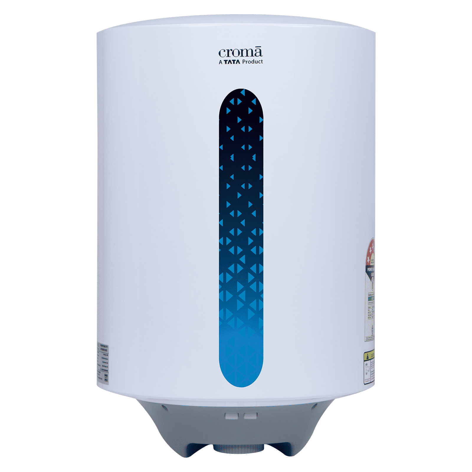 Croma 25 Litre Star Vertical Storage Geyser with Temperature Control Knob  (2025 model, White)