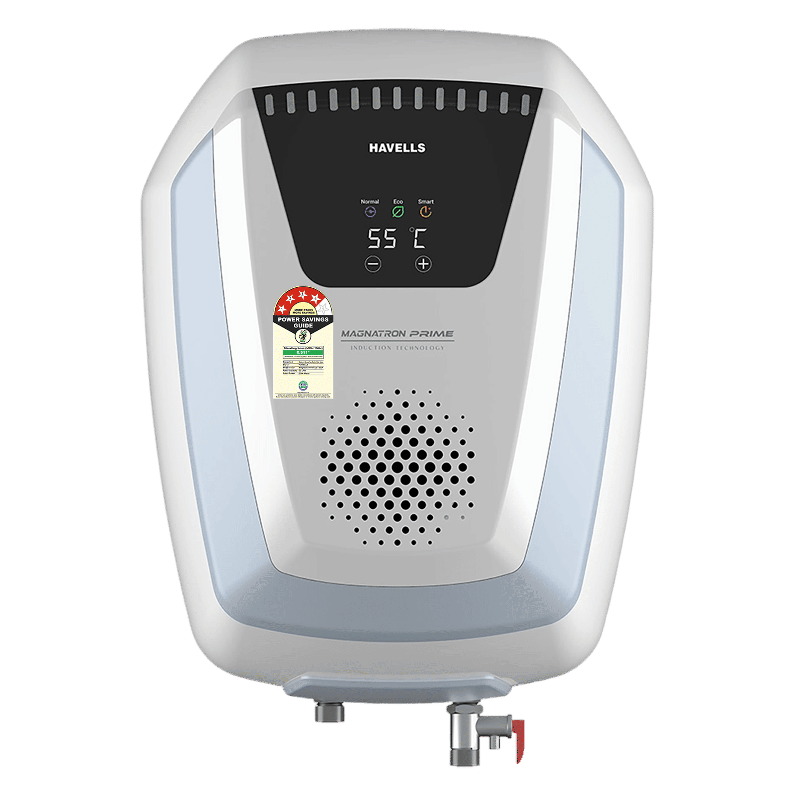 HAVELLS Magnatron Prime 25 Litre 4 Star Storage Geyser with Digital Temperature Display (Blue)