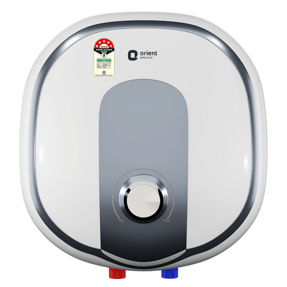 Orient Aquator 6 Litre 5 Star Vertical Storage Geyser with Whirlflow Technology (White)