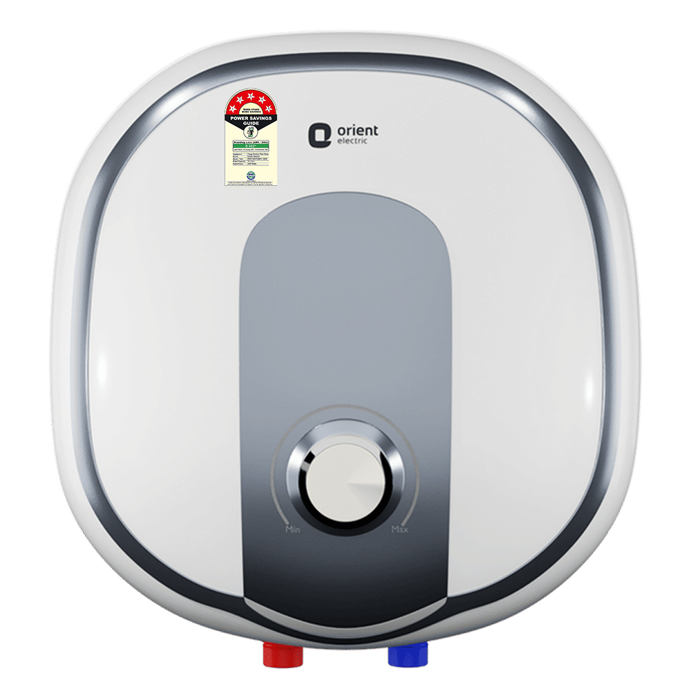 Orient Aquator 10 Litre 5 Star Vertical Storage Geyser with Whirlflow Technology (White)