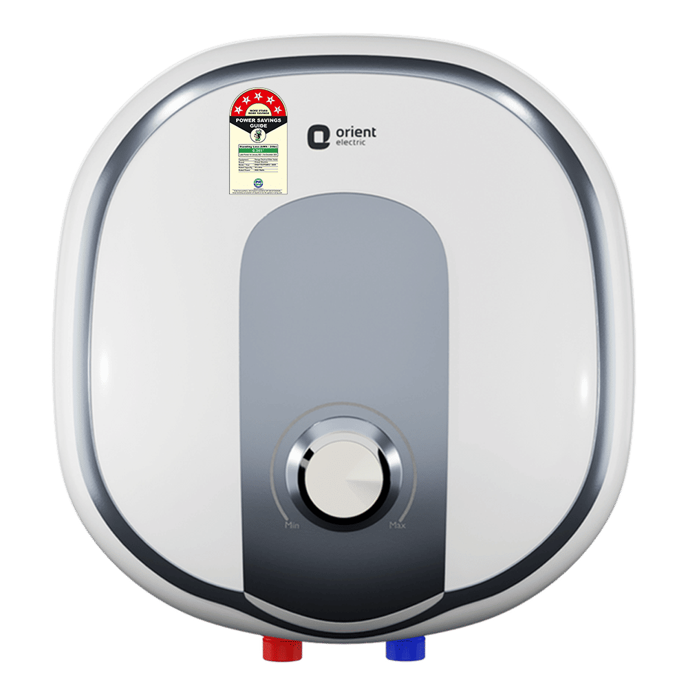 Orient Aquator 15 Litre 5 Star Vertical Storage Geyser with Whirlflow Technology (White)