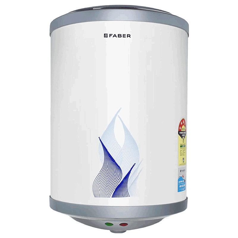 FABER 6 Litres 5 Star Storage Water Geyser (2000 Watts, FWG Vulcan 6V, White)