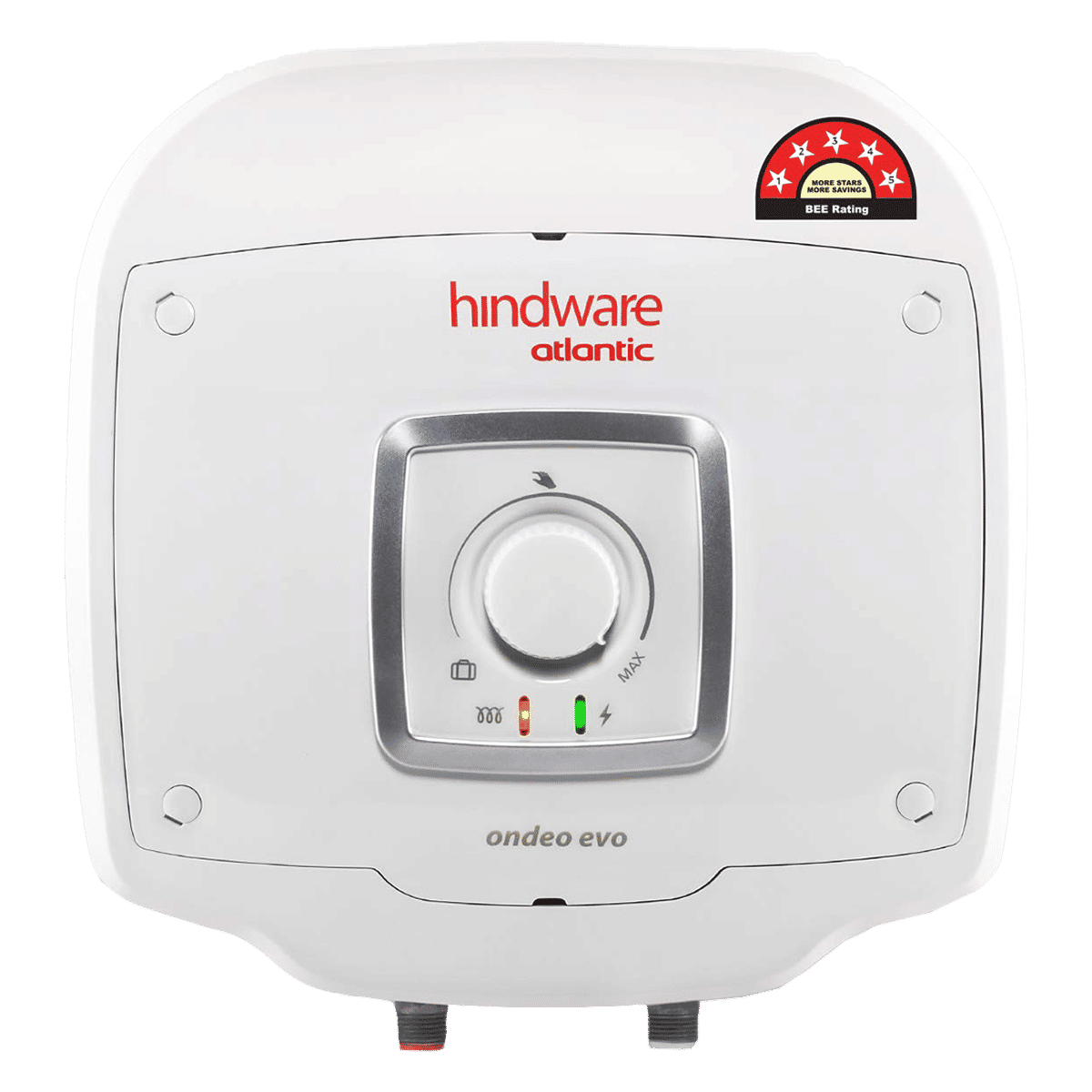 Hindware Atlantic Ondeo Evo 10 Litres 5 Star Rating Storage Water Heater (240 Watts, SWH 10A-2 M-2, White)