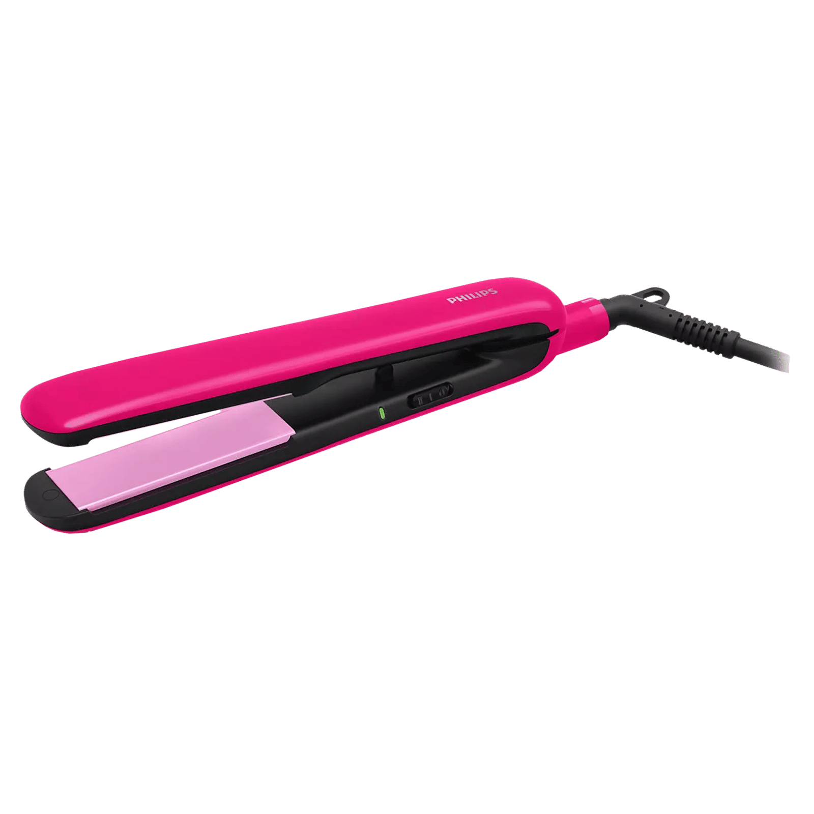 PHILIPS 2000 Hair Straightener with Silk Protect Technology (Ceramic Titanium Plates, Bright Pink)