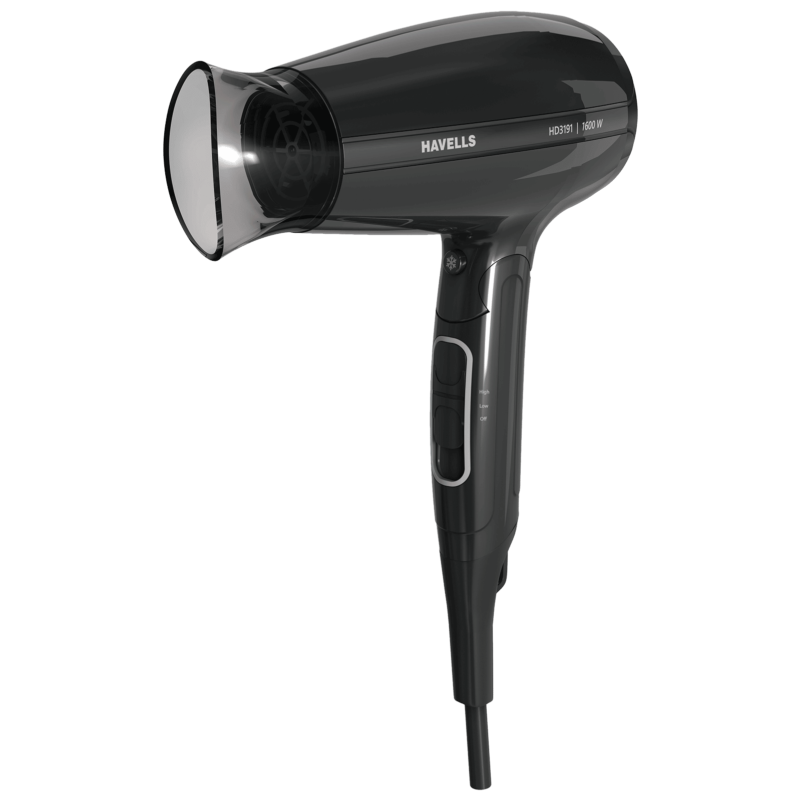 HAVELLS HD3191 Hair Dryer with 3 Heat Settings & Cool Shot (Heat Balance Technology, Black)