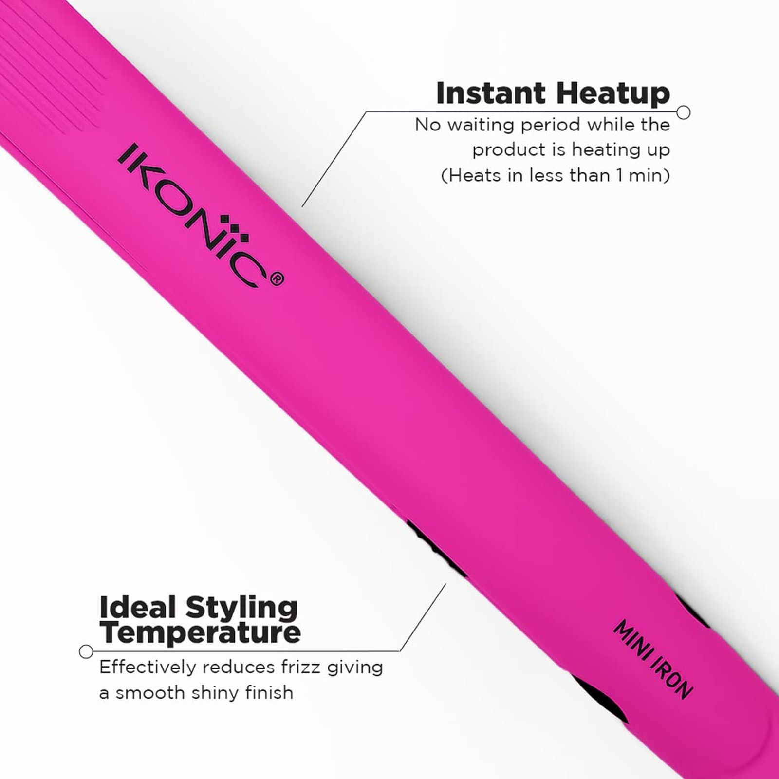 Buy Ikonic Mini Hair Straightener with Ionic Technology (Ceramic