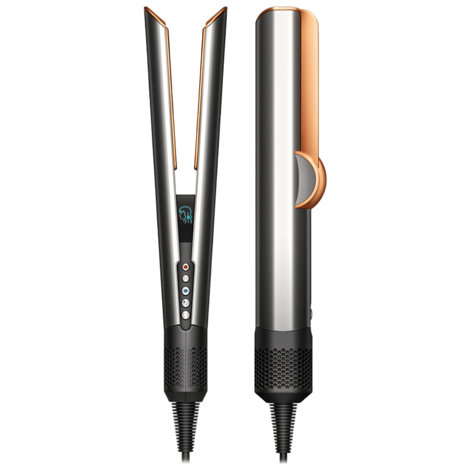 Dyson Airstrait 2-in-1 Hair Styler with No Heat Damage Technology (Dyson Hyperdymium Motor, Bright Nickel)