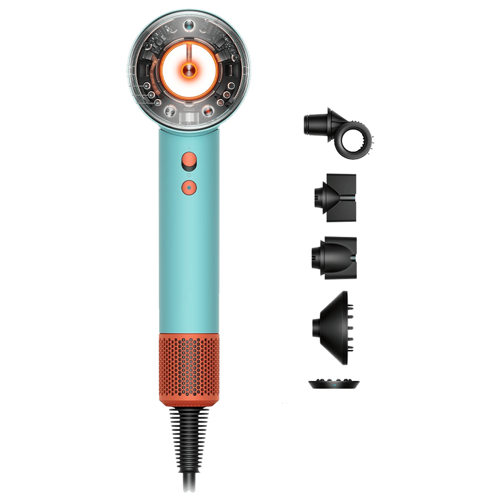 dyson Supersonic Nural Hair Dryer with 4 Heat Settings and Cold Blast (Hyperdymium Motor, Ceramic Patina and Topaz)