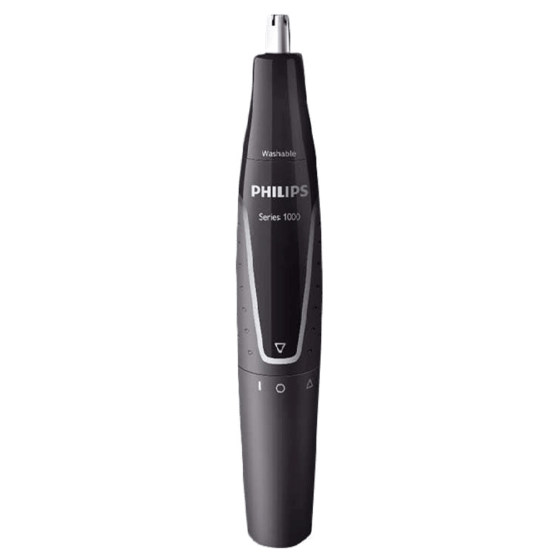 Philips Series 1000 Cordless Dryr Trimmer for Nose and Ear for Unisex  (Fully Washable, Black)
