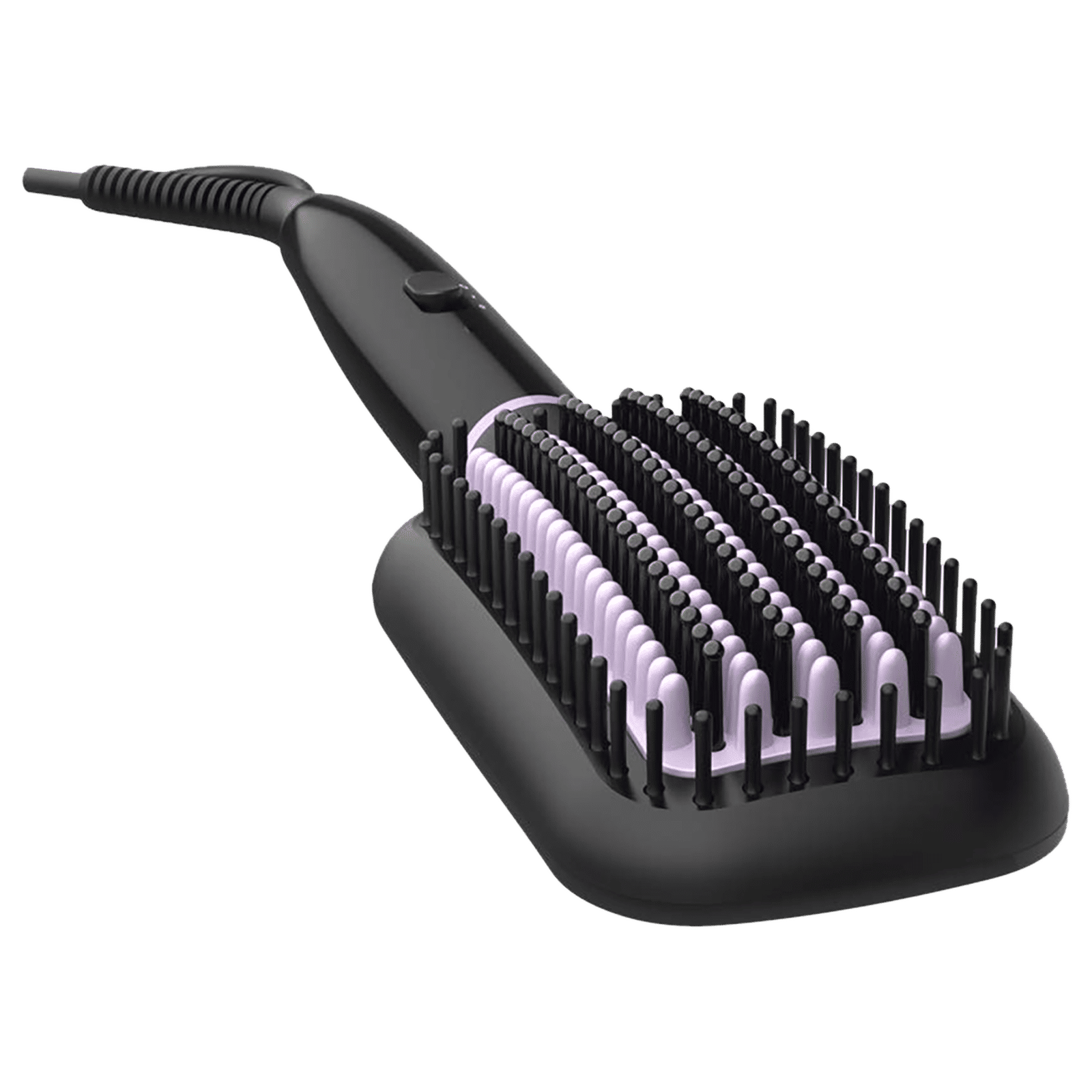 PHILIPS BHH880/10 Hair Straightening Brush with 2 Temperature Settings (Black)