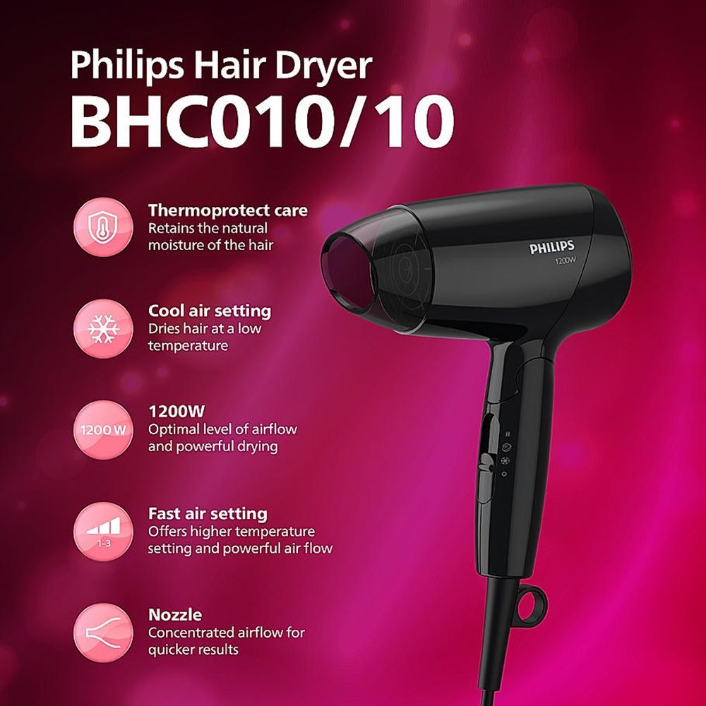 Buy PHILIPS EssentialCare Hair Dryer with Heat Settings Cool