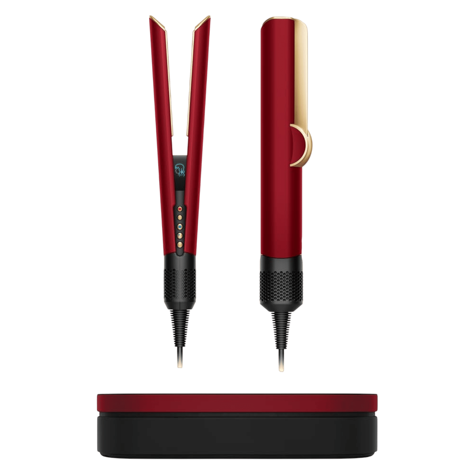 dyson Airstrait Hair Straightener with Wet & Dry Modes (Red Velvet and Gold)