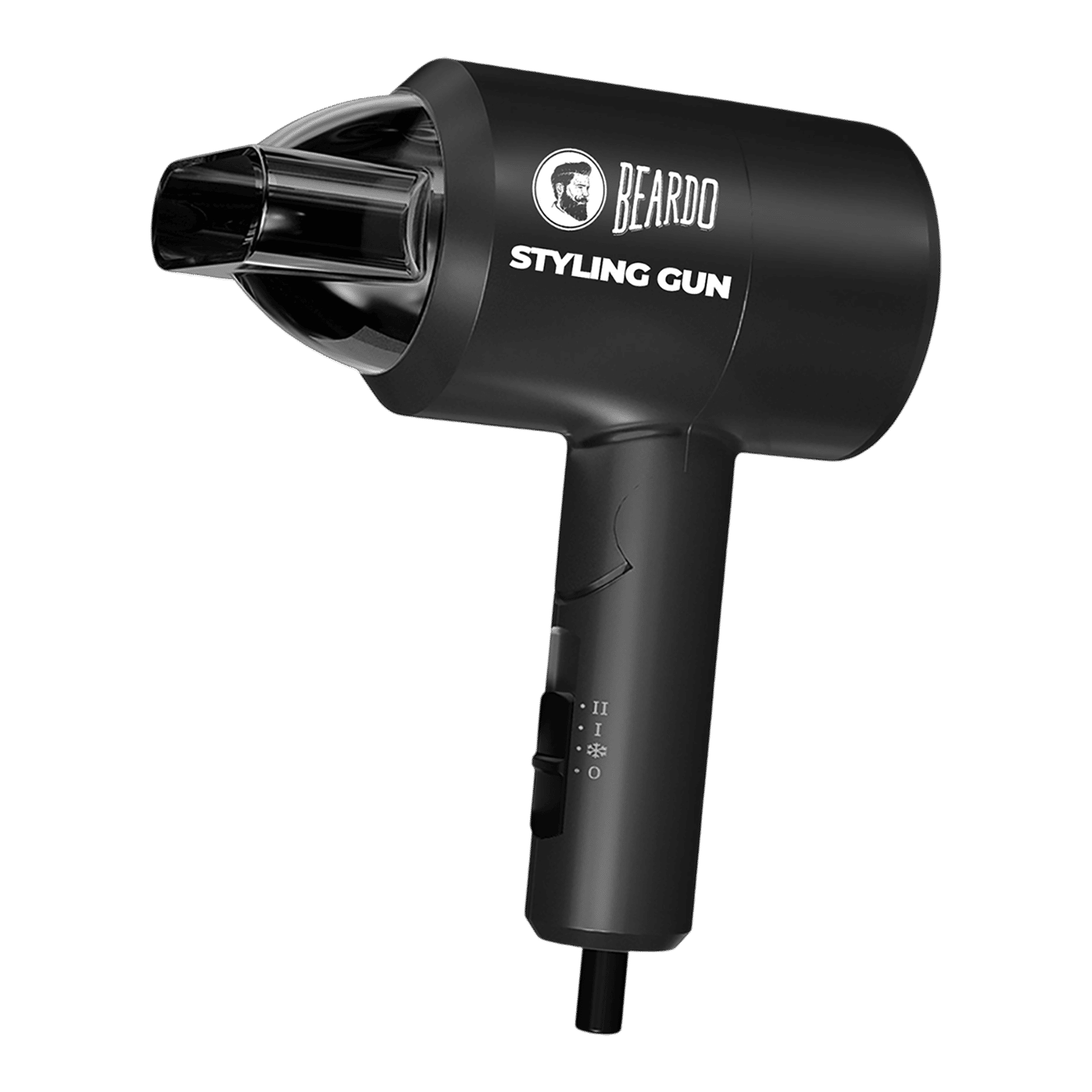 BEARDO Styling Gun Hair Dryer with 3 Heat Settings & Cool Flow (Thermo-Protect Technology, Black) BEARDO Styling Gun Hair Dryer with 3 Heat Settings & Cool Flow (Thermo-Protect Technology, Black)