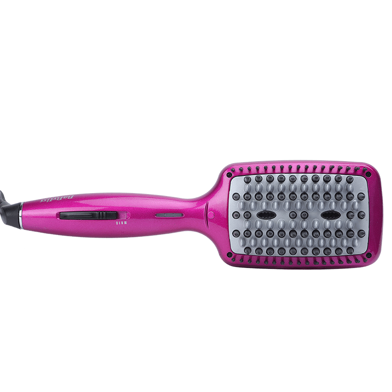 BaByliss Hair Straightening Brush (HSB100E, Pink)