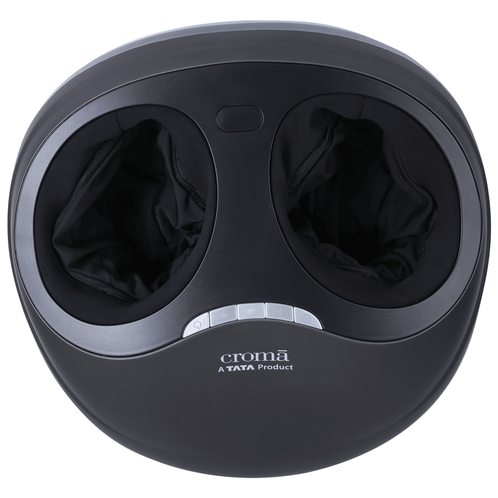 Croma Foot Massager (Shiatsu Massage Therapy, Warm Function, Rubber Grey)