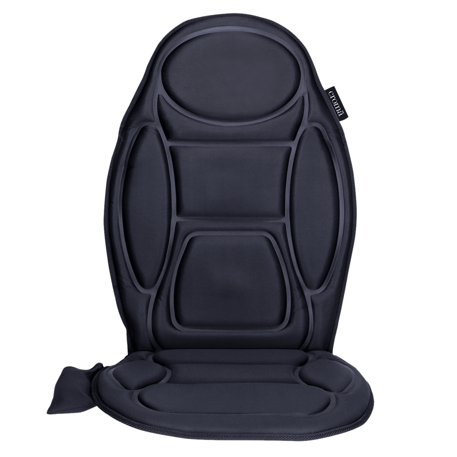 Croma Back Massager Seat (Isolation Massage, Black)