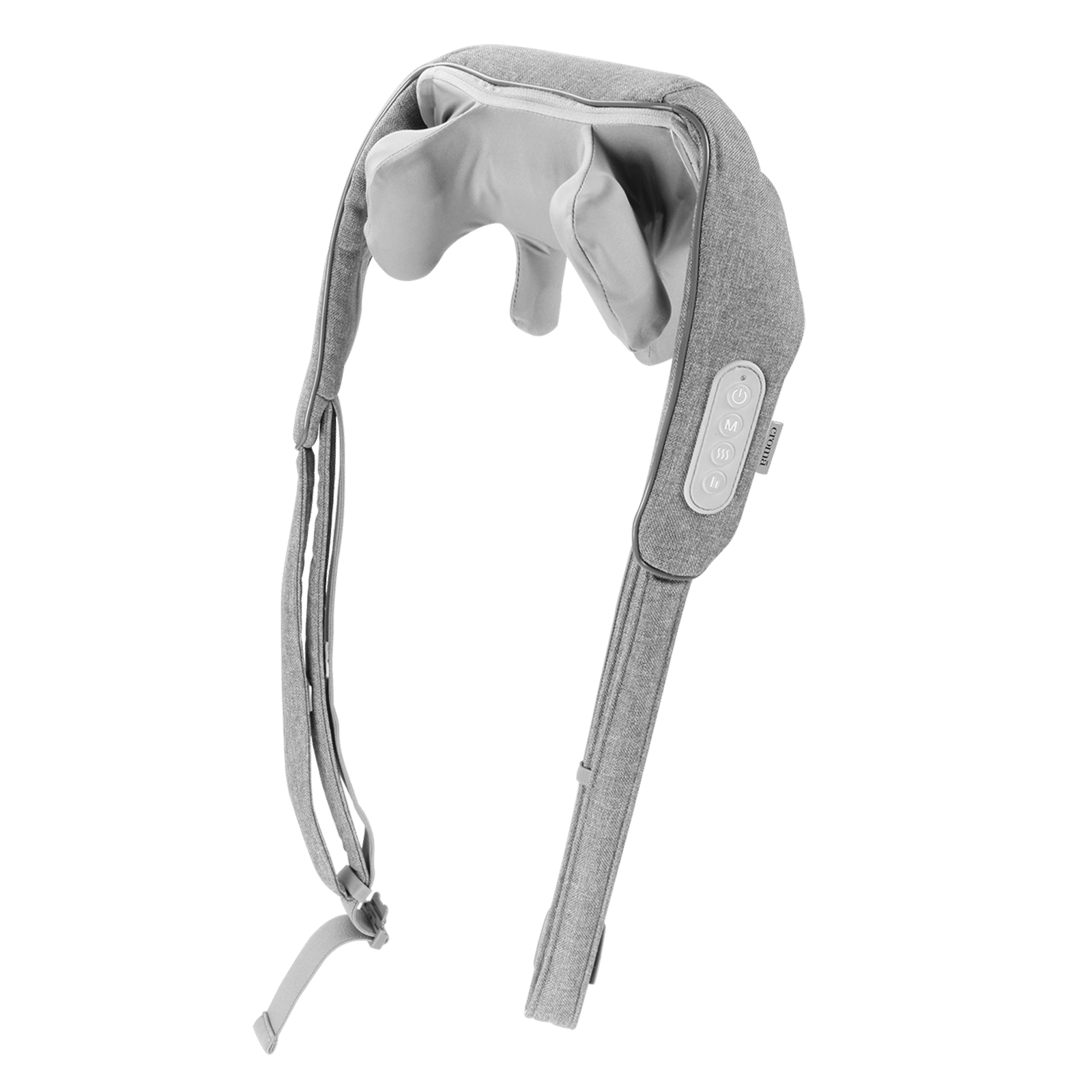 Croma Neck and Shoulder Massager (Zipped Fabric, Grey)