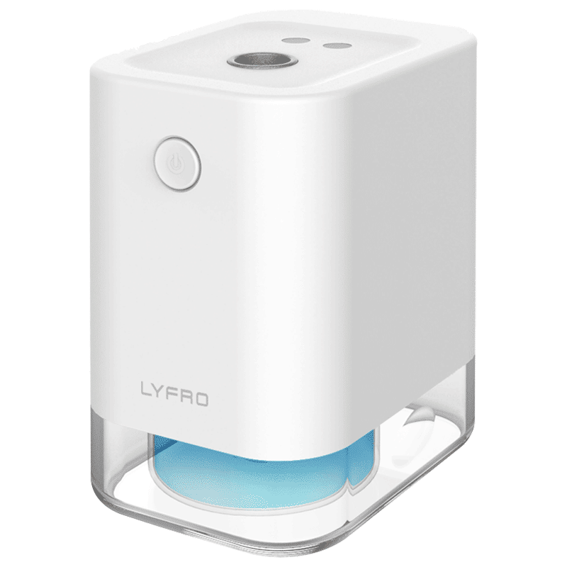 LYFRO Battery Powered Smart Sanitizer Dispenser (Flow, White)